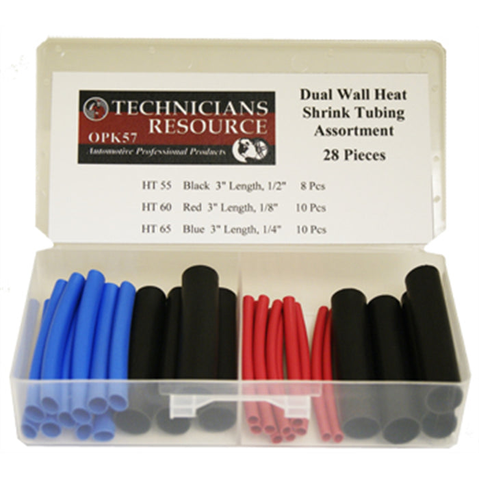 28PC Heat Shrink Tubing Dual Wall Assortment