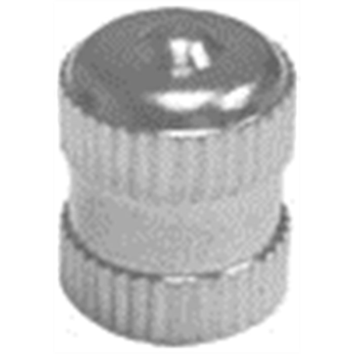 100-pk of Long Metal Dome Tire Valve Cap with Seal
