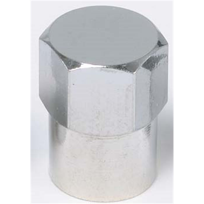 Chromed Long Skirted Plastic Sealing Cap (Box of 1