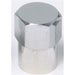 Chromed Long Skirted Plastic Sealing Cap (Box of 1