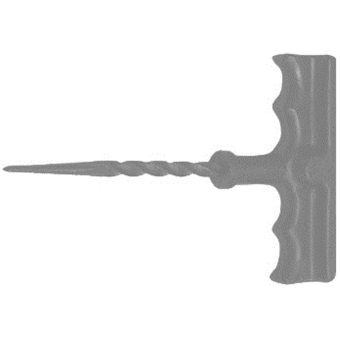 4" Non-Replaceable Spiral Probe, Plastic T-Handle