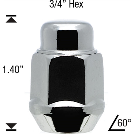 12MM X1.25 BULGE ACORN