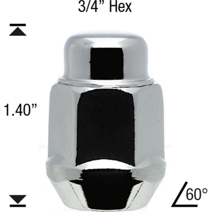 12MM X1.25 BULGE ACORN