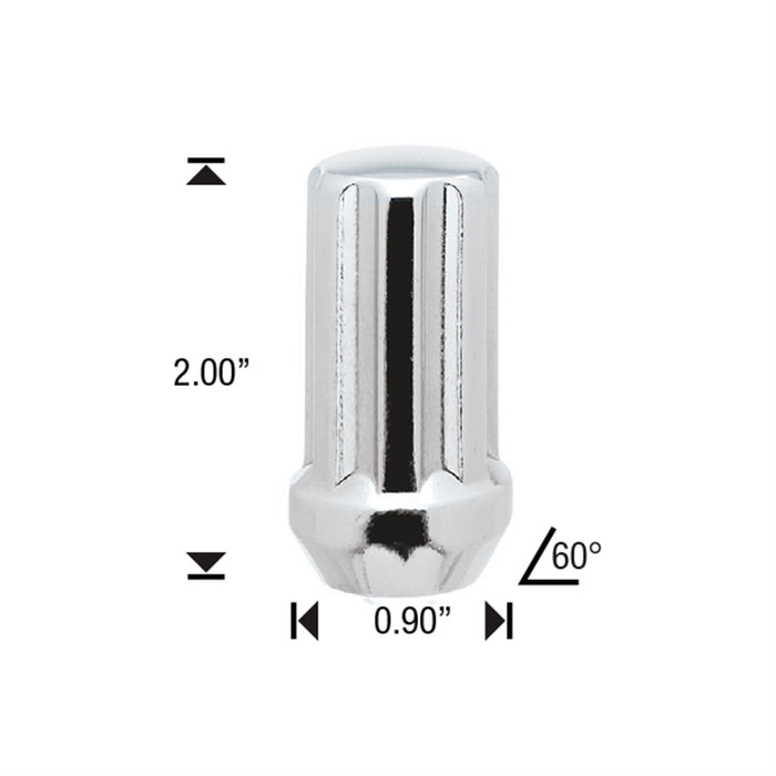 14MM X 1.50 DUPLEX SPLINE ACORN