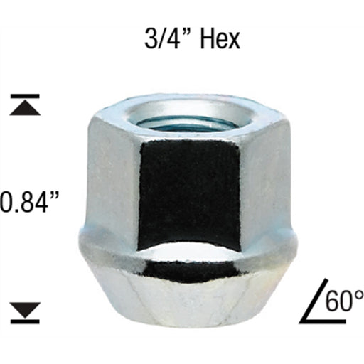 12MM X 1.50 OPEN END BULGE NUT