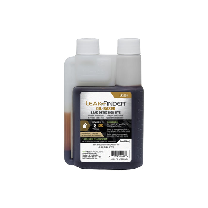 LEAKFINDER 8-OZ BOTTLE, OIL DYE