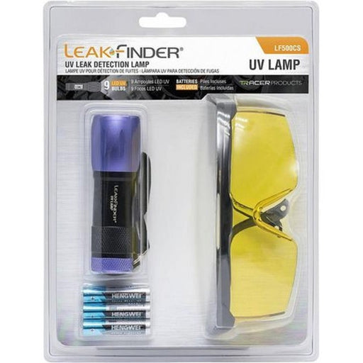 LeakFinder UV Lamp with three AAA batteries