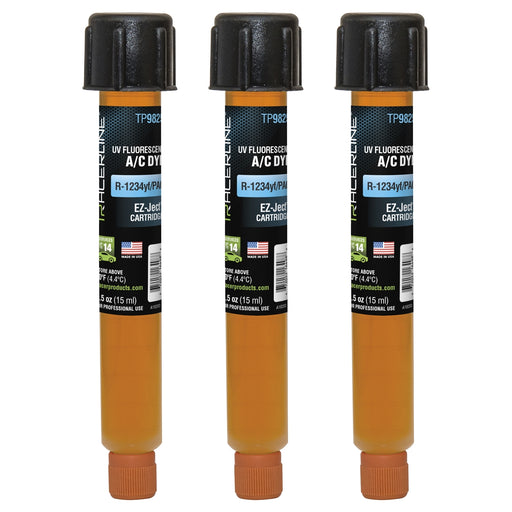 0.5 oz OEM-Grade R-1234yf/PAG EZ-Ject 3 Pack