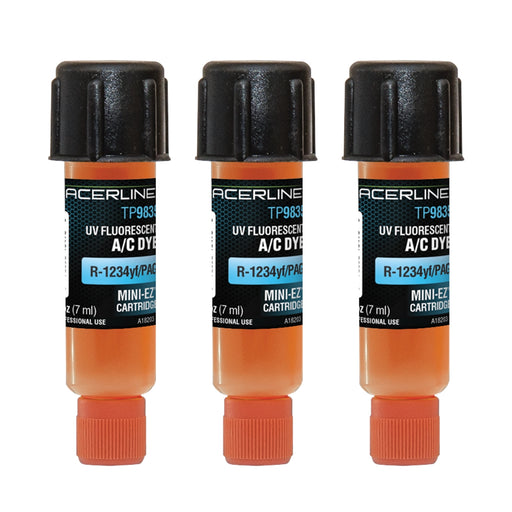 0.25 oz OEM-Grade R-1234yf/PAG Mini-EZ 3 Pack