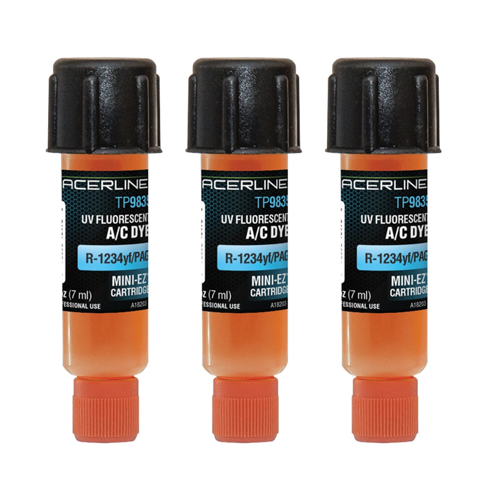 0.25 oz OEM-Grade R-1234yf/PAG Mini-EZ 3 Pack