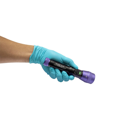 OPTI-PRO UV Plus cordless, violet LED flashlight