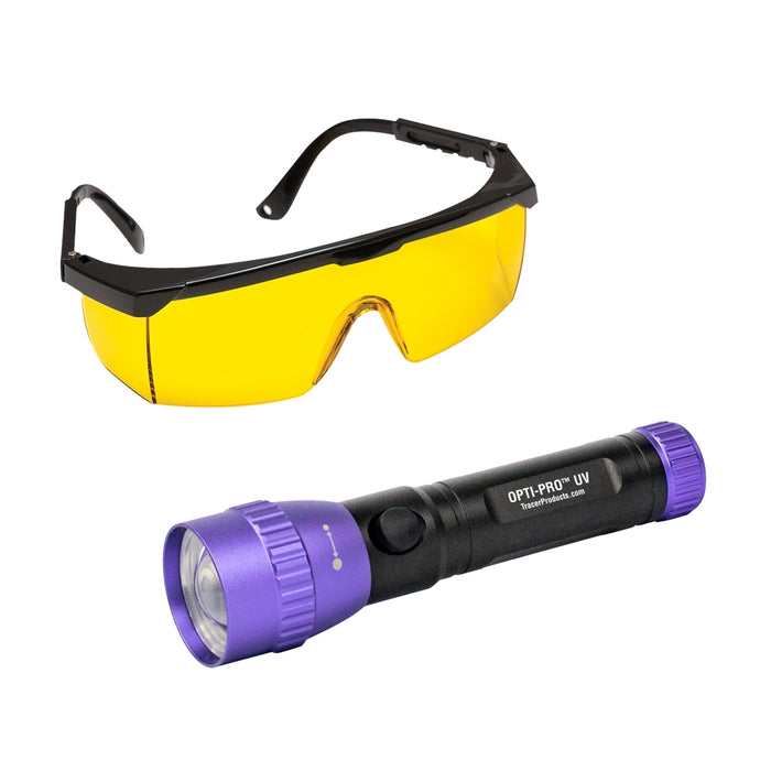 OPTI-PRO UV cordless, violet light LED flashlight