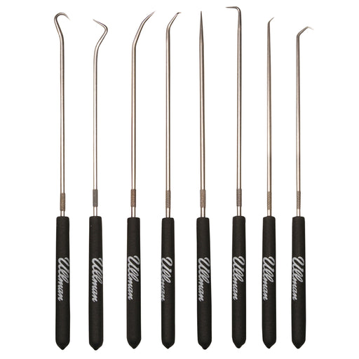 9-3/4" LONG 8 PIECE HOOK & PICK SET