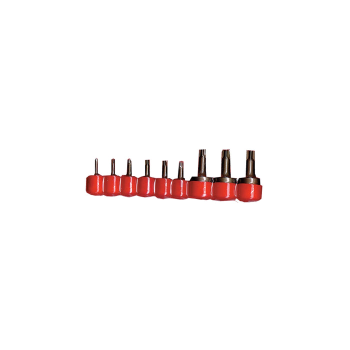 TORX BIT SKT SET 9PC T10-50 DP
