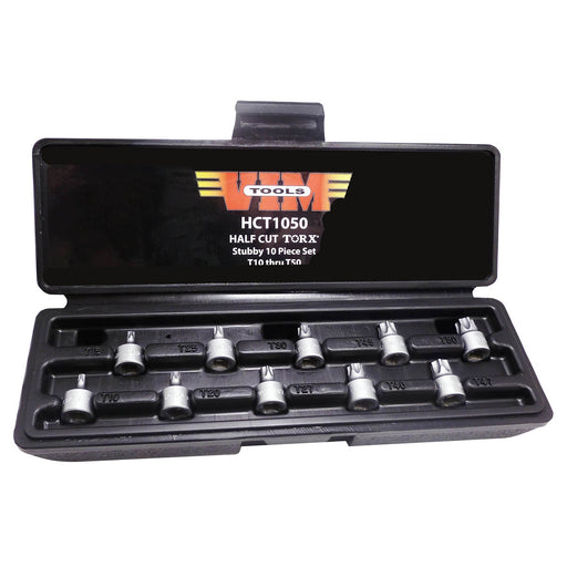 HALF CUT TORX DRIVER SET 10 PC T10-T50