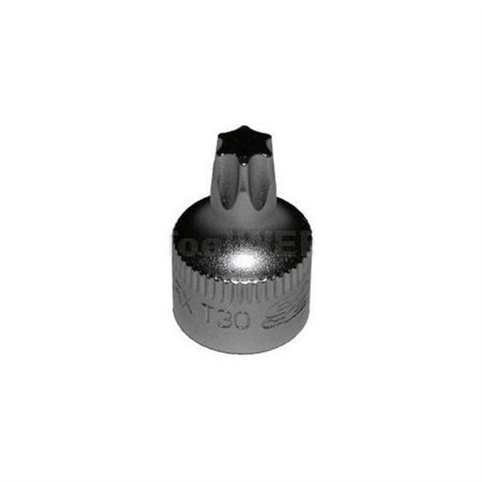 T30 - 1/2 CUT TORX DRR, 1/4" SQ DR, 3/4" OAL, S2 STEEL