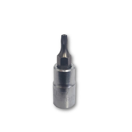 TR10 Tamper Proof Torx Bit Satin 1/4 Sq
