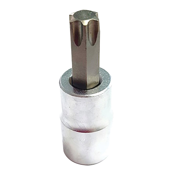 T40 Torx Bit Satin Chrome 3/8 Square Dr