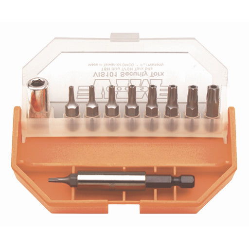 11-pc Tamper Proof Torx Security Bit