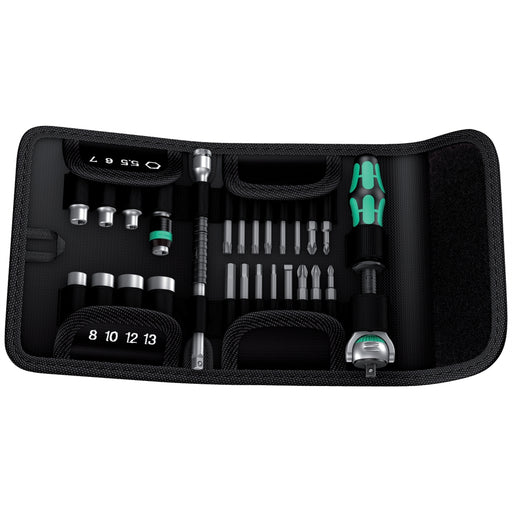 28 pc Zyklop 1/4" socket / bit set with pouch