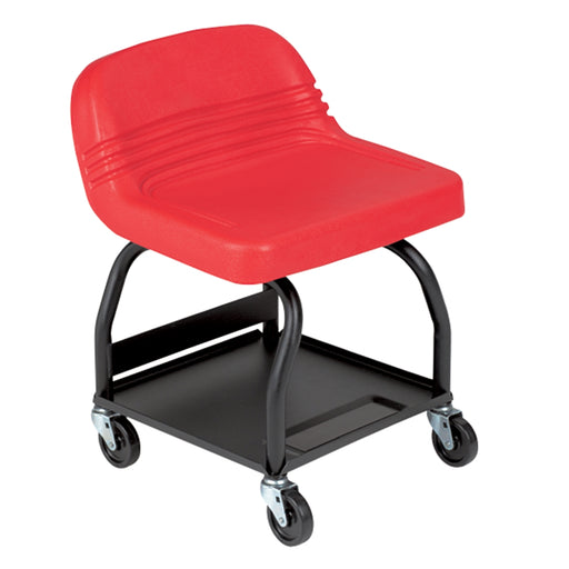 CREEPER SEAT HIGH BACK STOOL RED