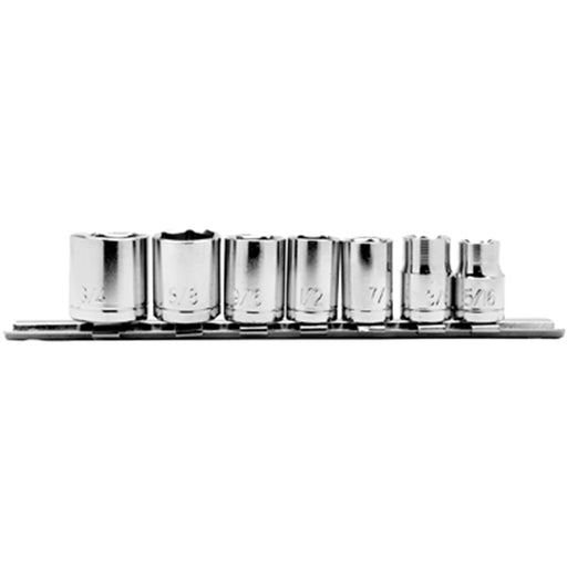 8pc 3/8" MM Socket Set w/