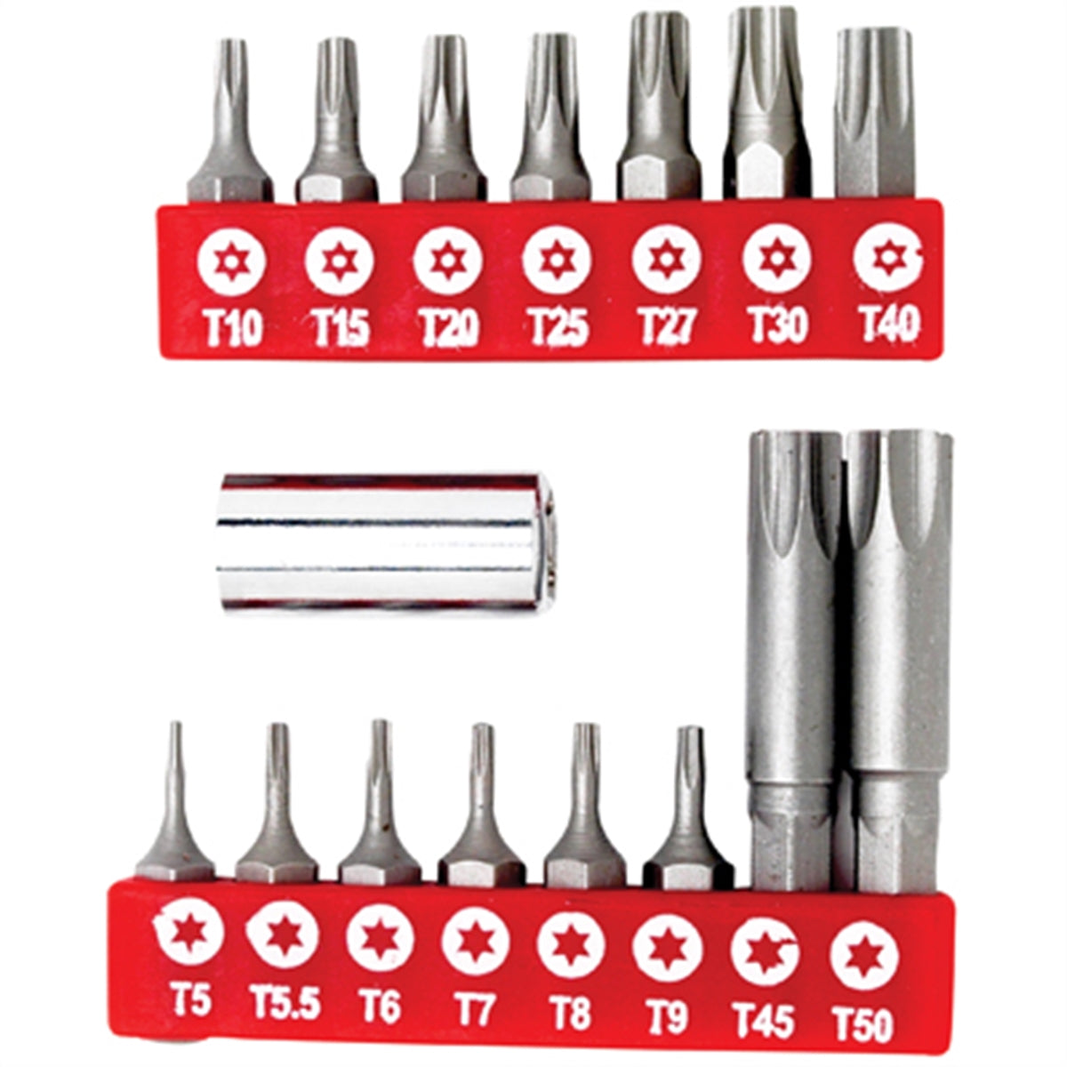 16 pc Star Bit Set Wilmar Corp. / Performance Tool — OEM Tech Tools