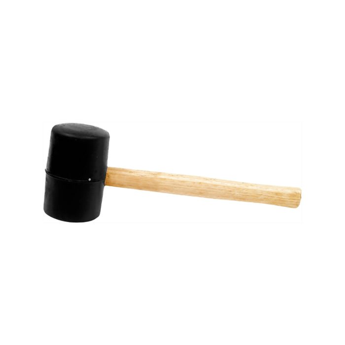 32 oz Wood Handle Rubber Malle