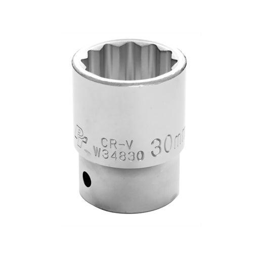 30MM 12 PT CHROME SOCKET