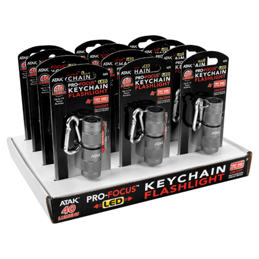 ATAK 40LM ProFocus Keychain LED 12 PK