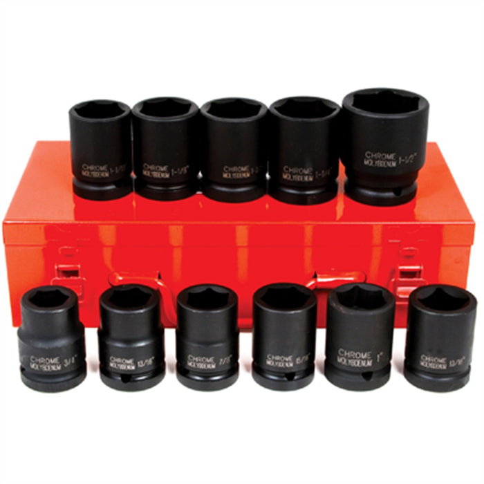 11 Pc 3/4" Dr Truck Socket Set