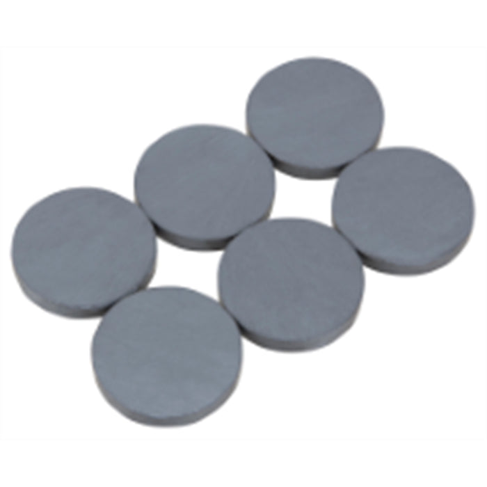6pc Ceramic Disc Magnets