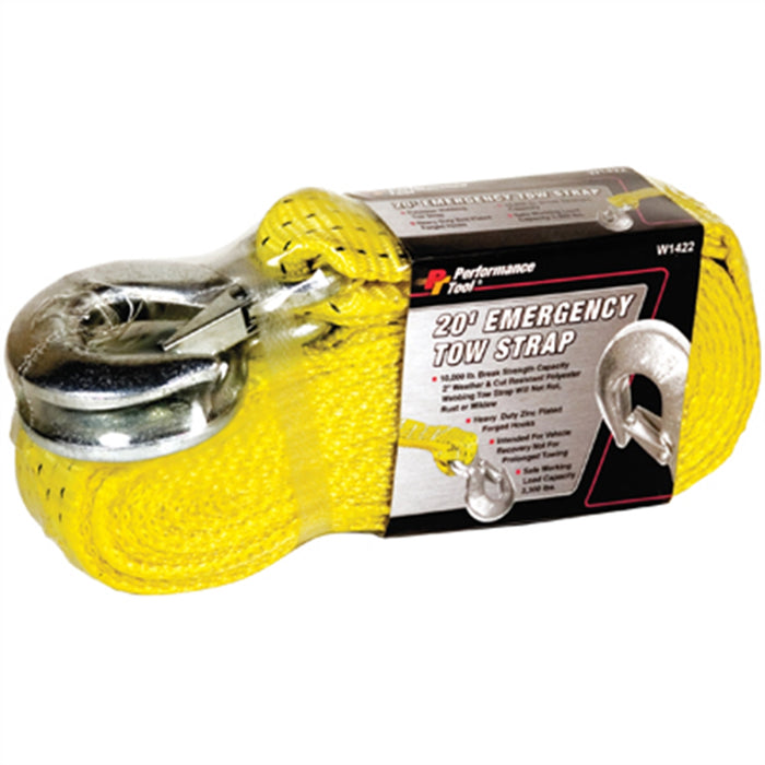 2" x 20' 10,000lb Cap. Tow Strap