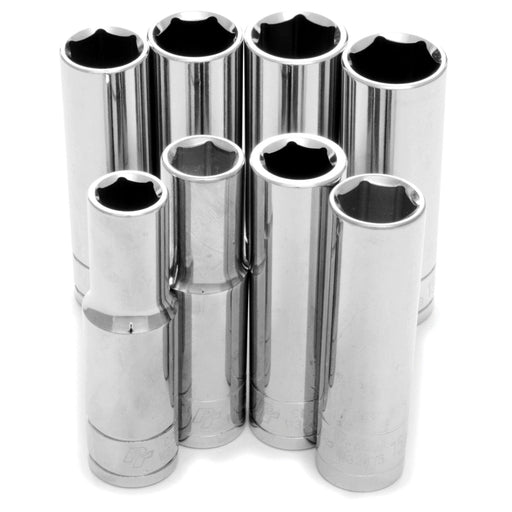 8 Pc 1/2'' Dr MM Deep Skt Set