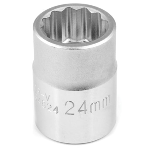 3/4" Dr 12pt Std Socket 24mm