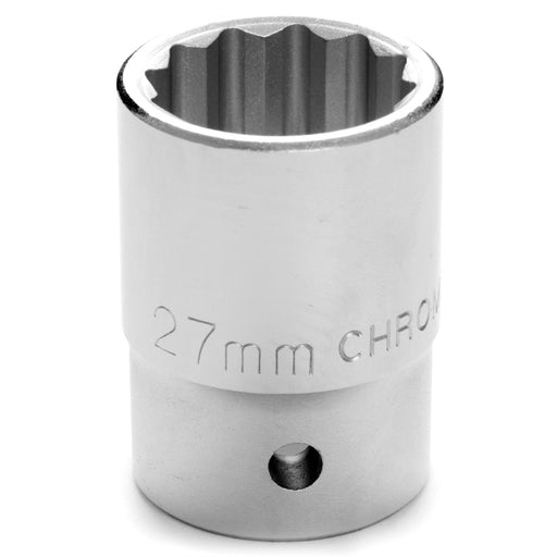 3/4" Dr 12pt Std Socket 27mm