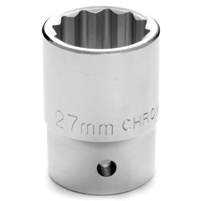 3/4" Dr 12pt Std Socket 27mm
