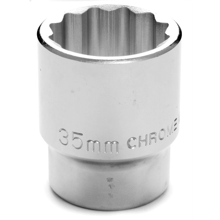 3/4" Dr 12pt Std Socket 35mm