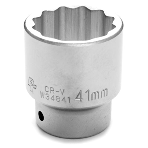 41MM 12PT CHROME SOCKET