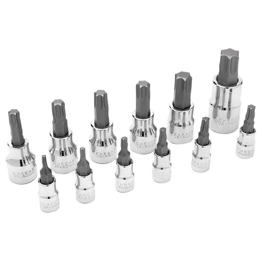 12 Pc Star Bit Skt Set