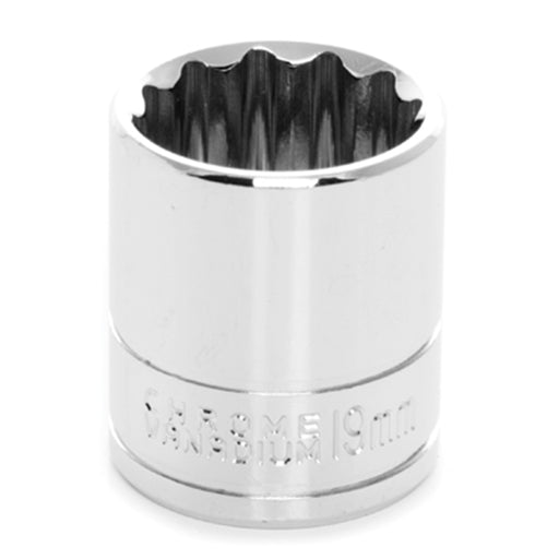 3/8" Dr 12pt Stndrd Sckt 19mm