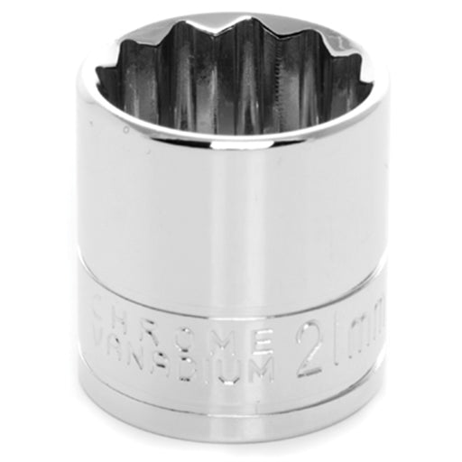 3/8" Dr 12pt Stndrd Sckt 21mm