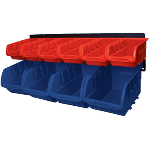 10 bin wall mount storage rk