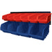 10 bin wall mount storage rk