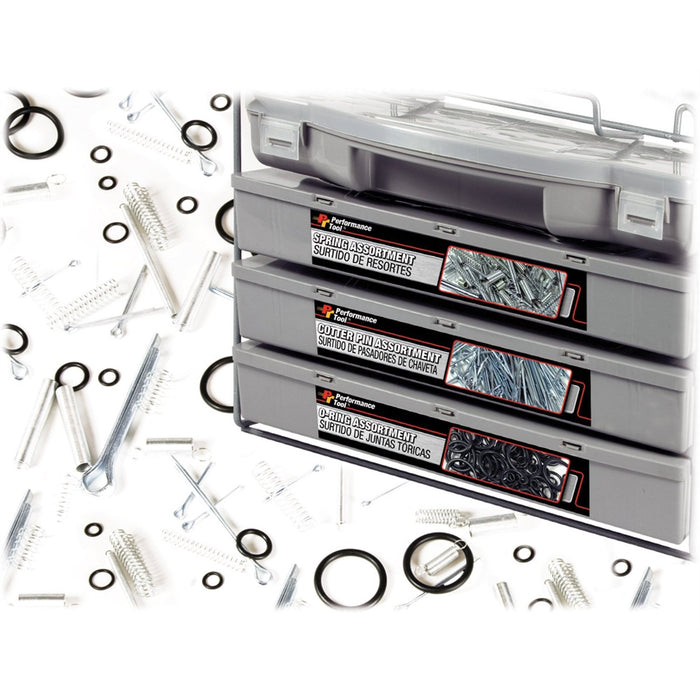 1000pc O-Ring,Spring,Cotter Pi