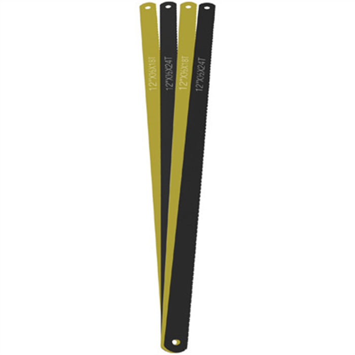 4 Pc Hacksaw Blades, 24T, 18T
