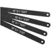 4 Pc 10" Hacksaw Blades