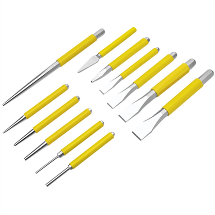 12 Pc Chisel & Punch Set