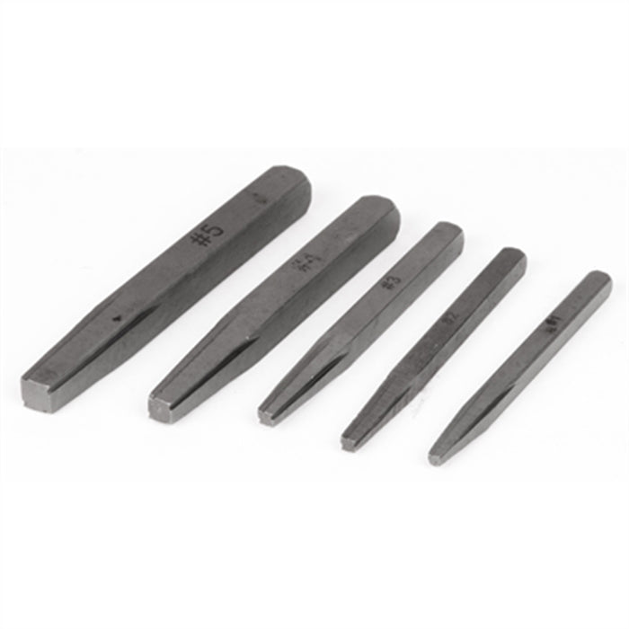 5 Pc Screw Extractor Set