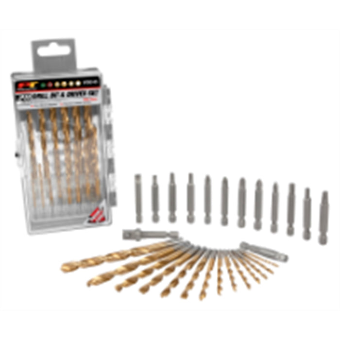 28pc Drill Bit and Driver Set